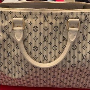 Louis Vuitton Mini Lin Canvas Speedy 30